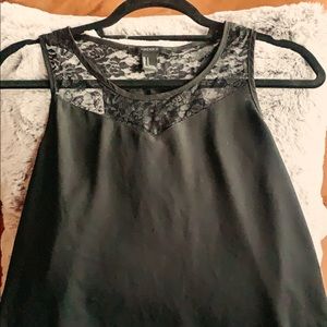 Black top with lace